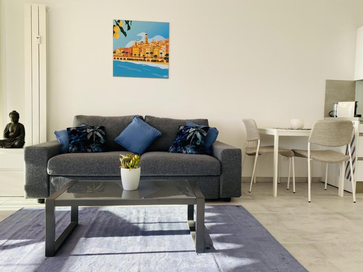 Le Vigia-Vue Mer-Terrasse-Climatisation-Parking Menton Luaran gambar