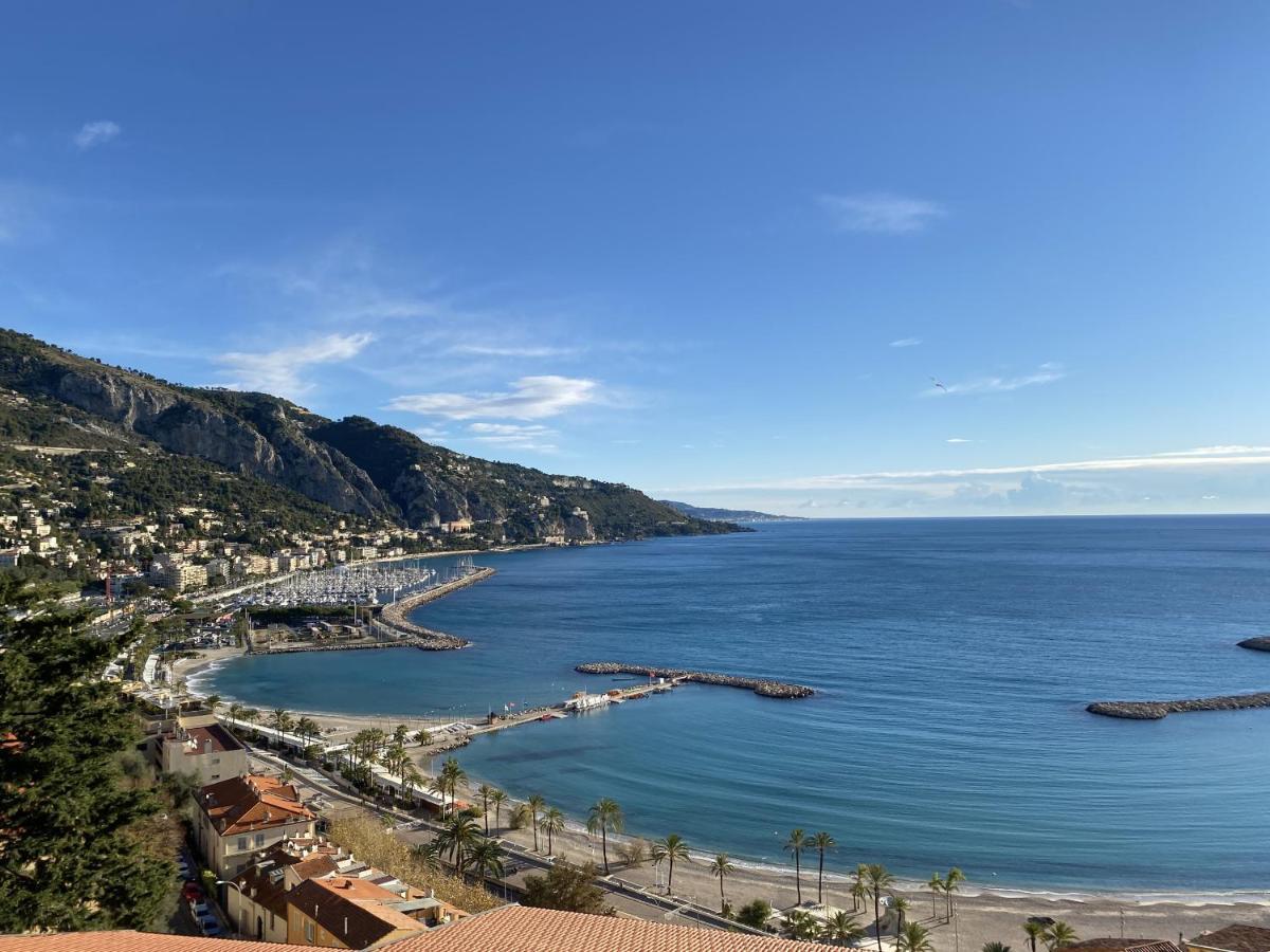 Le Vigia-Vue Mer-Terrasse-Climatisation-Parking Menton Luaran gambar