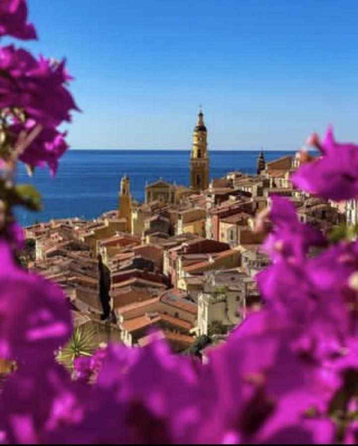 Le Vigia-Vue Mer-Terrasse-Climatisation-Parking Menton Luaran gambar