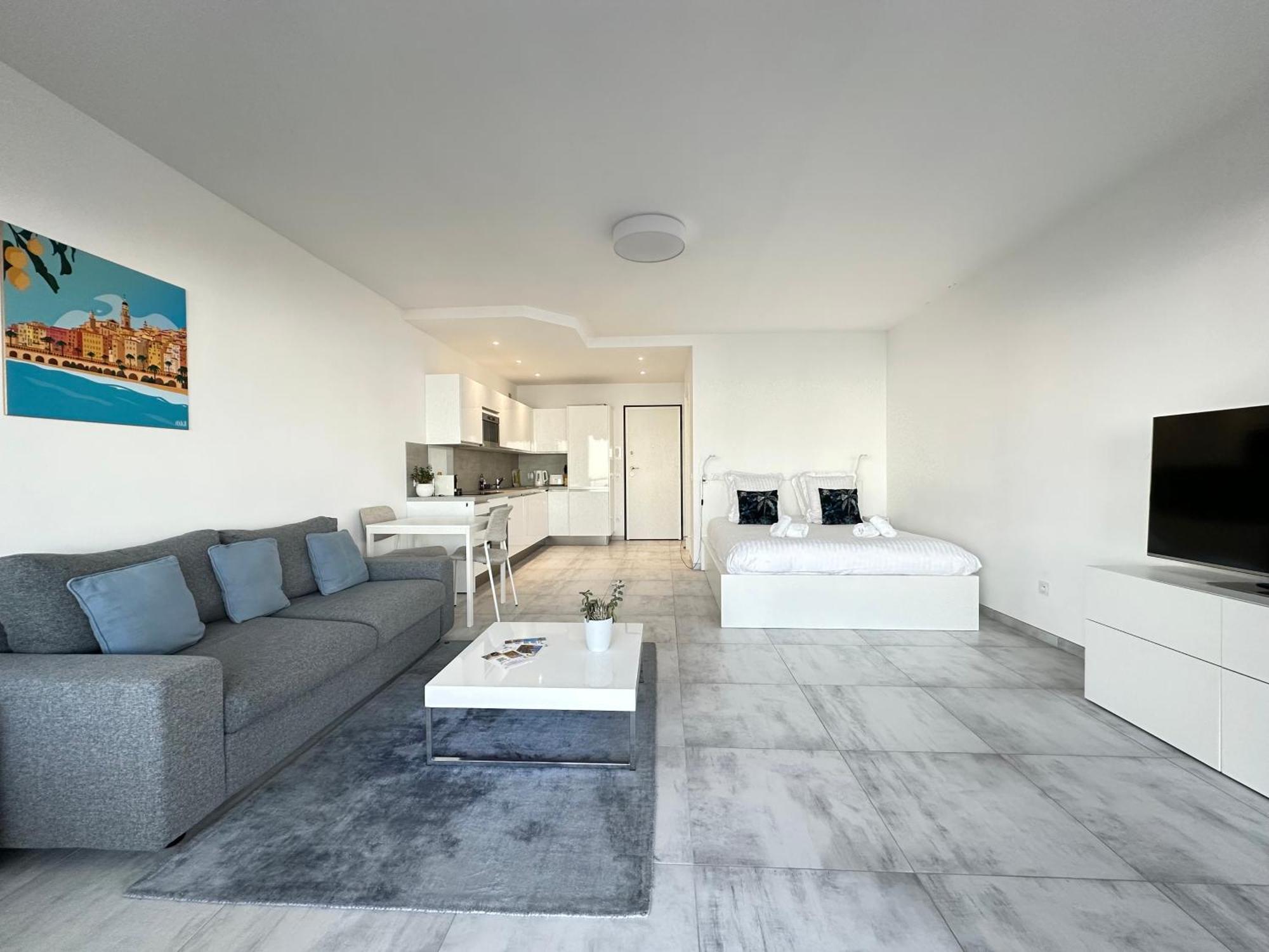 Le Vigia-Vue Mer-Terrasse-Climatisation-Parking Menton Luaran gambar